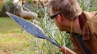 Forging a Hunting Spear Throwing Spear [upl. by Anatak]