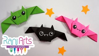 MURCIÉLAGO ORIGAMI  DIY  ORIGAMI BAT [upl. by Clarabelle]