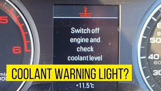 Audi Coolant Warning Illuminated  Easy Fix [upl. by Flanders]