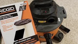 How to install Filter on Ridgid Wet and Dry Vacuum [upl. by Gavrilla]