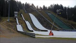 Skispringen Skischanze Sprungschanze Hinterzarten Schwarzwald [upl. by Rialcnis]