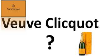 How to say Veuve Clicquot CORRECTLY French Champagne Pronunciation [upl. by Ahsyekal]