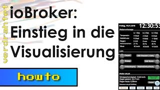 ioBroker Vis 1  Einstieg in die Visualisierung [upl. by Chiang]