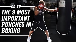 The 9 Most Important Punches in Boxing [upl. by Nagear]