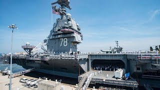 USS Gerald R Ford Commissioning Ceremony [upl. by Terrye]