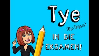 Tye in die eksamen  The tenses in the exam  Afrikaans FAL [upl. by Blondy164]