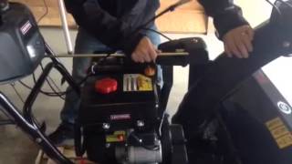 How to Assemble and Start a Craftsman Snowblower [upl. by Odoric]