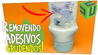 MÉTODOS CASEIROS PARA REMOVER ADESIVOS  SERÁ QUE FUNCIONA [upl. by Aleirbag285]