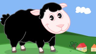 BAA BAA BLACK SHEEP Childrens Song with Lyrics [upl. by Boiney]