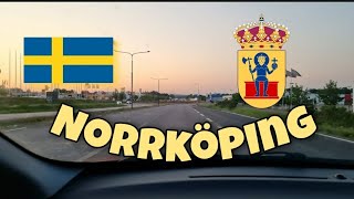 Kör bil i Norrköping  Driving in Norrkoping Sweden 2021 [upl. by Winnie]