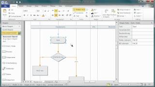 IOZ Visio Prozessvorlage Prozess zeichnen [upl. by Nahshunn944]