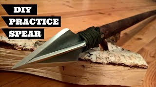 How To Make a Spear  DIY Practice Spear  DIY Wall Decoration [upl. by Iam]