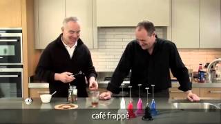 How to make a frappé coffee using an aerolatte milk frother [upl. by Ress]