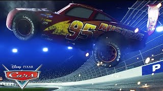 Lightning McQueen Helps The King  Pixar Cars [upl. by Anyzratak519]