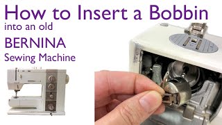 How to insert a Bobbin into a Sewing Machine Bernina 930 [upl. by Faunia]