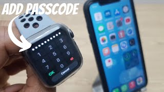 How To Setup A Passcode On Apple Watch [upl. by Ronnoc173]