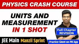 UNITS AND MEASUREMENTS in One Shot  Full Chapter Revision  Class 11  JEE Main [upl. by Aurlie102]