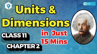 Units and Dimensions class 11 physics chapter 2 in one shot  Narendra Sir IITB 2003 AIR 445 [upl. by Mohandas]