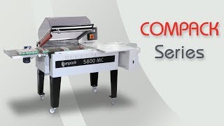 COMPACK 5800MC Manual L Sealer Shrink Wrapping Machine [upl. by Scandura199]