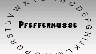 How to Say or Pronounce Pfeffernusse [upl. by Emersen65]