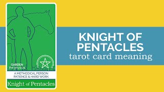 The Knight of Pentacles Tarot Card [upl. by Ahsatam543]