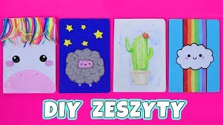 DIY ZESZYTY DO SZKOŁY Back To School  Jak Zrobić Zeszyty [upl. by Adnohser]