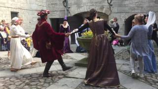 Medieval dance teaching [upl. by Kosey]