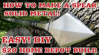 How To Make A Spear  Spear Making Tutorial [upl. by Fabian]