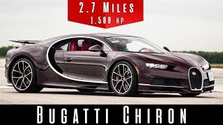 2018 Bugatti Chiron Top Speed Test [upl. by Kiona348]