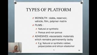 Transdermal Drug Delivery Systems Part 2 [upl. by Gorlicki]