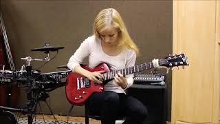 Laura Lace  Amazing guitar playing [upl. by Attiuqehs]