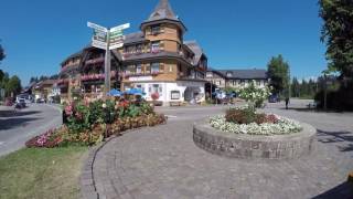 STREET VIEW Hinterzarten im Schwarzwald in GERMANY [upl. by Teria]