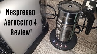 Nespresso Aeroccino 4 Milk Frother Review  Worth upgrading from the Aeroccino 3 [upl. by Yerffej]