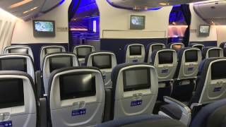 United Airlines BRAND NEW B777300ER walkthrough [upl. by Lani482]