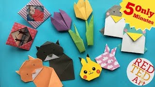 Best 5 Minute Crafts  5 Quick amp Easy Origami Projects  Easy Origami DIYs [upl. by Julieta]