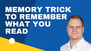 Simple Memory Tricks to Remember What You Read [upl. by Anhej]