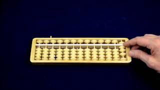 Abacus Tutorial 3 Complementary numbers  calculating up [upl. by Nwahsat657]