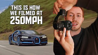 How we filmed a Bugatti Chiron at 250mph REVEALED [upl. by Yenattirb216]