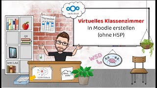 Tutorial  Virtuelles Klassenzimmer in Moodle ohne H5P mit canvacom [upl. by Isidoro]