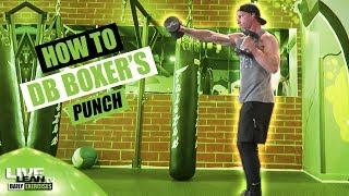 How To Dumbbell Boxer Punch [upl. by Genisia]