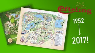 Efteling Plattegronden  1952 Tot 2017 [upl. by Eeslehc681]