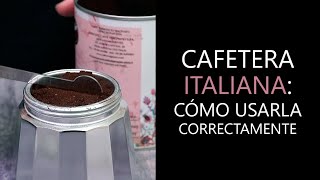 CÓMO USAR LA CAFETERA ITALIANA Guía básica para preparar café [upl. by Fidele]