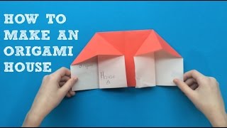 How to Make an Origami House EASY [upl. by Loos]