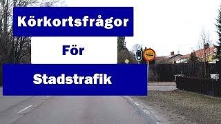 Körkortsfrågor stadstrafik från körförsiktigt [upl. by Brendin226]