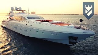 MANGUSTA 165 SUPERYACHT FOR SALE  WALK THROUGH VIDEO [upl. by Namsu]