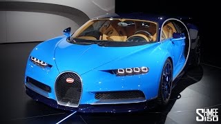 FIRST LOOK Bugatti Chiron  Full Tour at Geneva 2016 [upl. by Stephanie]