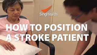 How To Position A Stroke Patient [upl. by Irakuy]