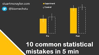 Ten Statistical Mistakes in 5 Min [upl. by Alliuqat]