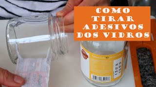 Como retirar adesivos dos vidros de conserva [upl. by Tuhn]