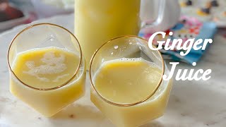 Homemade Ginger Juice [upl. by Nonie]